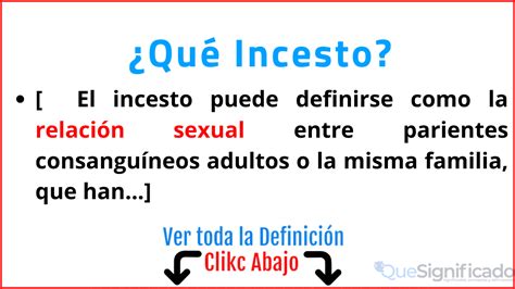 que es el insesto|Incesto (Qué es y Tipos)